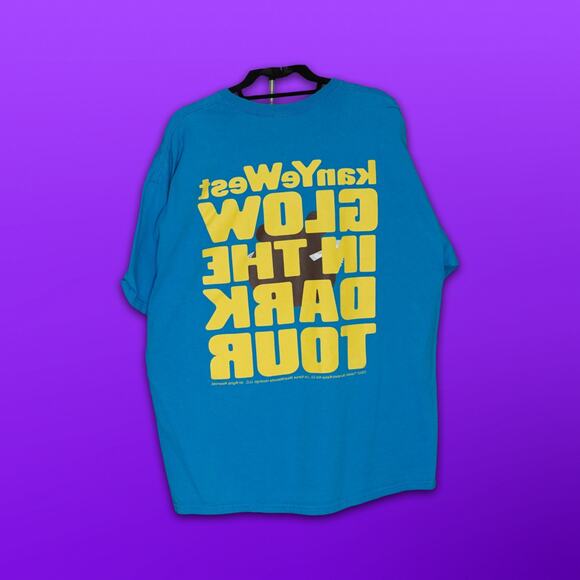 Vintage 2007 Kanye West Glow in the Dark Tour Shirt XXL - Picture 2 of 10